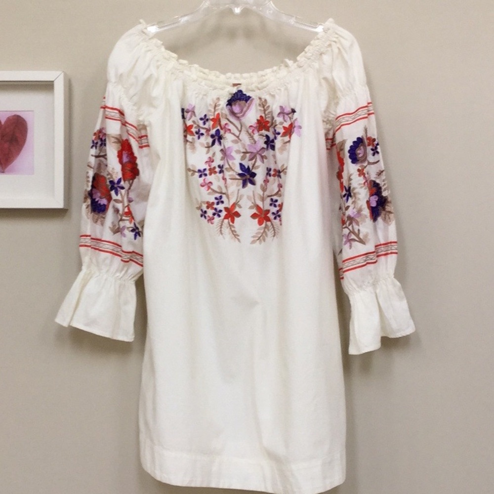 NWT Free People embroidered boho dress